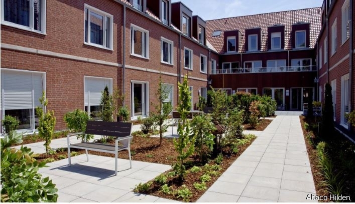 Innenhof Etagenwohnung Sch�ttorf