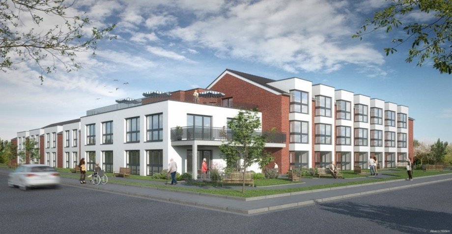 La_Vida_Pflegeheim_Schuettorf_finish05_Bauschild (v1) Etagenwohnung Sch�ttorf